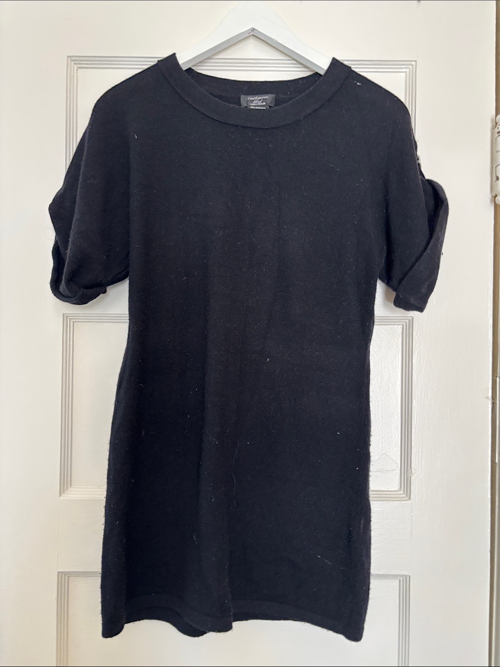 Vintage Lord & Taylor Cashmere Blend Mini Dress XS